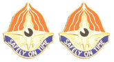 109th Aviation Iowa Distinctive Unit Insignia - Pair - SAFELY ON TIME