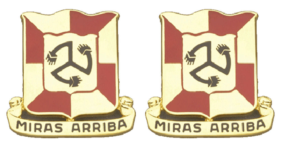 111th Air Defense Artillery Brigade Distinctive Unit Insignia - Pair - MIRAS ARRIBA