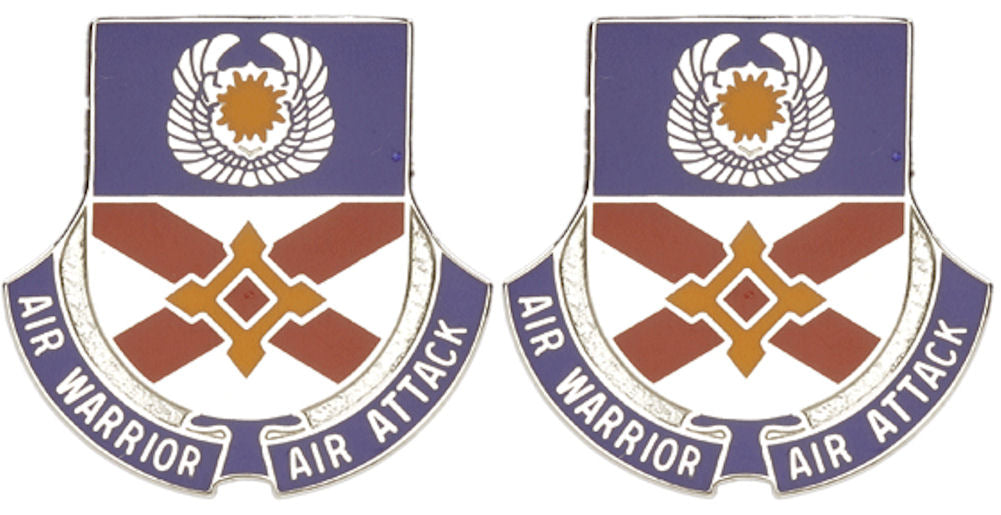 111th Aviation Battalion Distinctive Unit Insignia - Pair - AIR WARRIOR AIR ATTACK