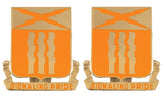 111th Signal Battalion Distinctive Unit Insignia - Pair - SIGNALING PRIDE