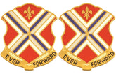 116th Infantry Distinctive Unit Insignia - Pair - Ever Forward