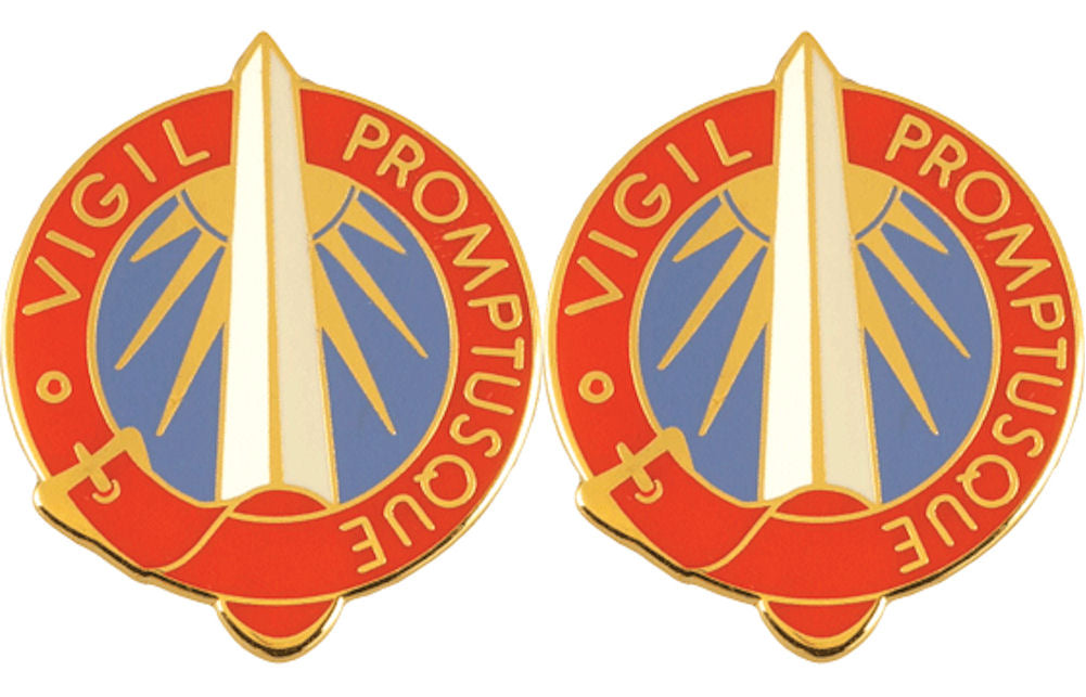 116th Military Intelligence Group Distinctive Unit Insignia - Pair - VIGIL PROMPTUSQUE
