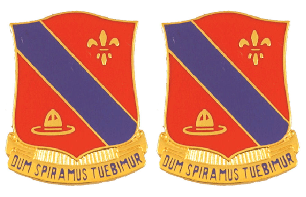 133rd Field Artillery Distinctive Unit Insignia - Pair - DUMSPIRAMUS