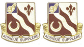 134th Support Battalion Distinctive Unit Insignia - Pair - ADSIDUE SUPPLERE