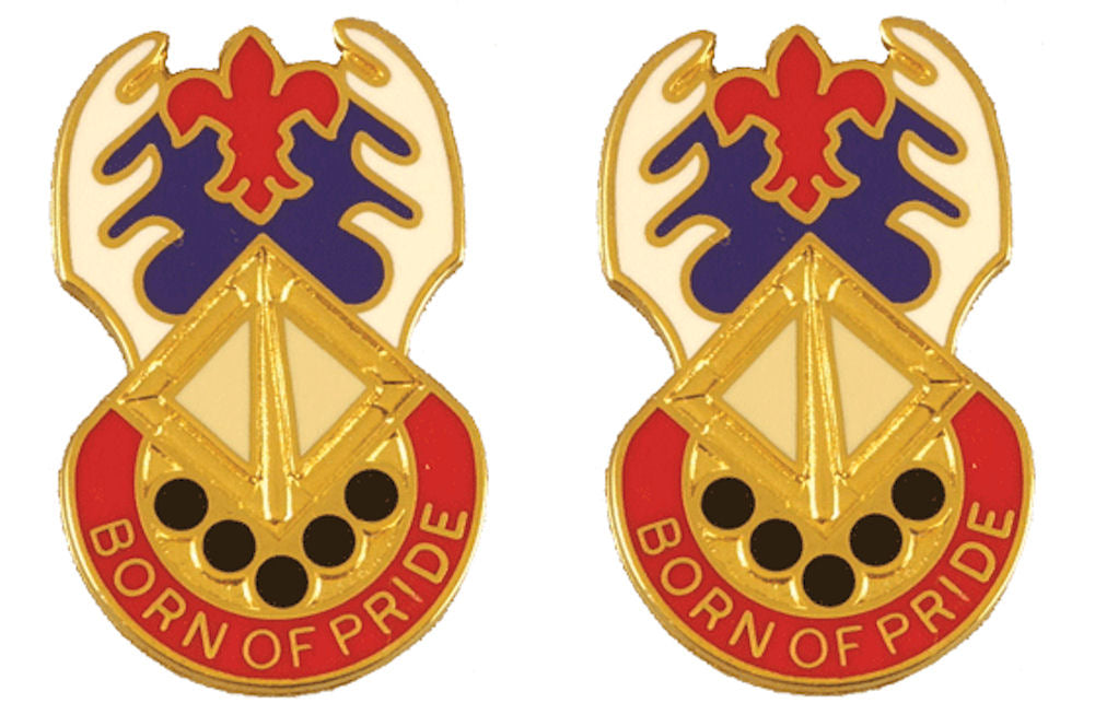 145th Support Battalion Distinctive Unit Insignia - Pair - BORN OF PRIDE