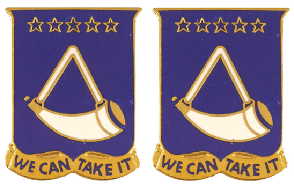 150th Armor West Virginia Distinctive Unit Insignia - Pair - WE CAN TAKE IT