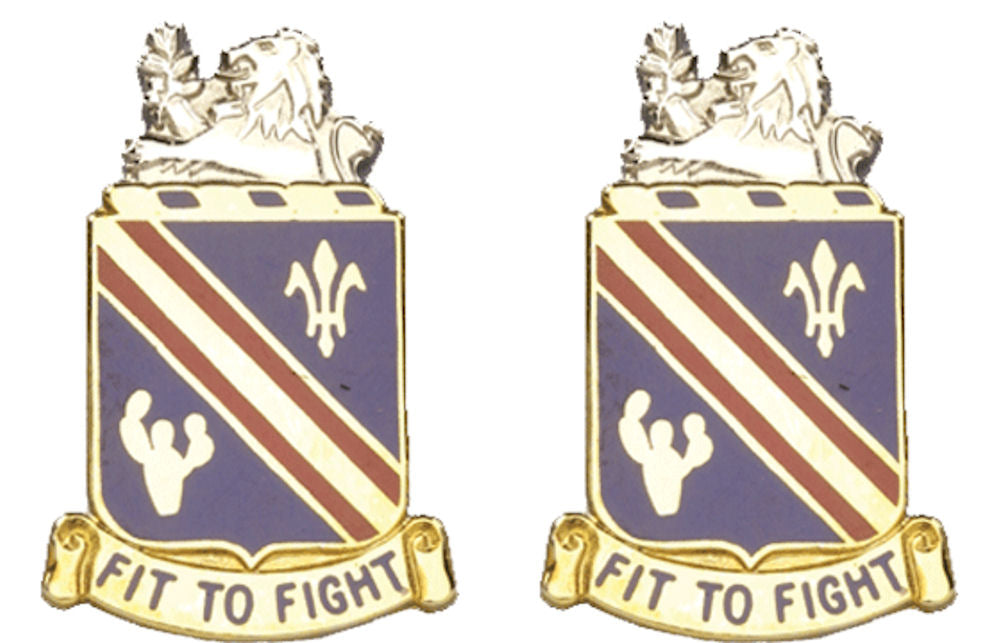 152nd Infantry Distinctive Unit Insignia - Pair - FIT TO FIGHT