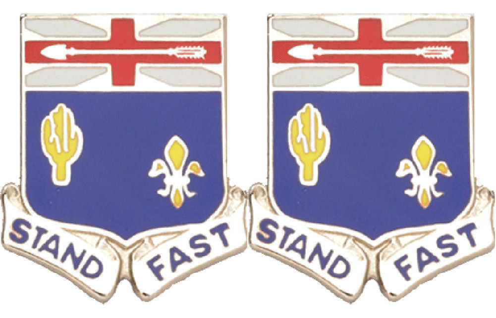 155th Infantry Distinctive Unit Insignia - Pair - STAND FAST