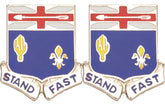 155th Infantry Distinctive Unit Insignia - Pair - STAND FAST