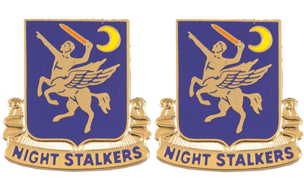 160th Aviation Distinctive Unit Insignia - Pair - NIGHT STALKERS