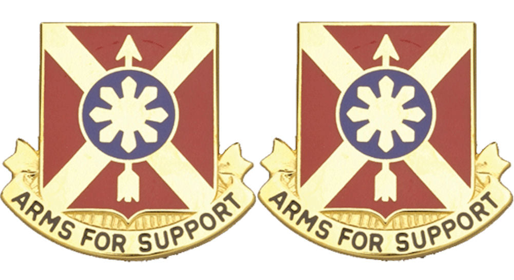 163rd Field Artillery Distinctive Unit Insignia - ARMS FOR SUPPORT