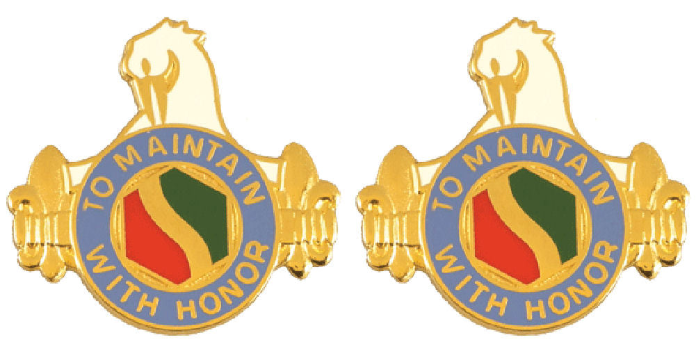165th Quartermaster Battalion Distinctive Unit Insignia - Pair - TO MAINTAIN HONOR