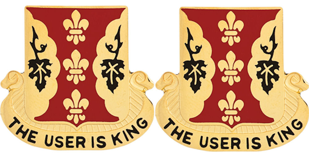 169th Support Battalion Distinctive Unit Insignia - Pair - THE USER IS KING