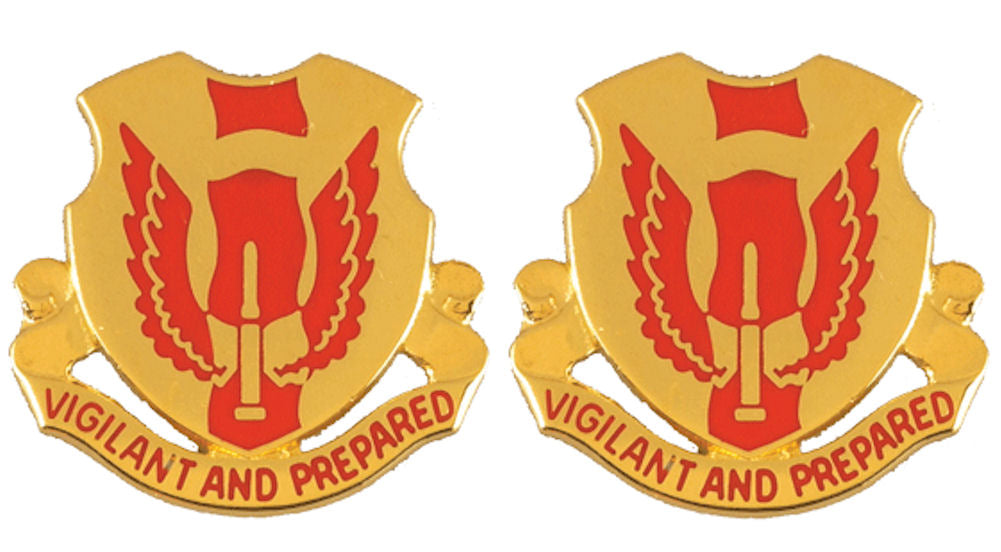 177th Regiment Distinctive Unit Insignia - Pair - VIGILANT AND
