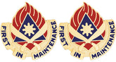 189th Support Battalion Distinctive Unit Insignia - Pair - FIRST IN MAINTENANCE