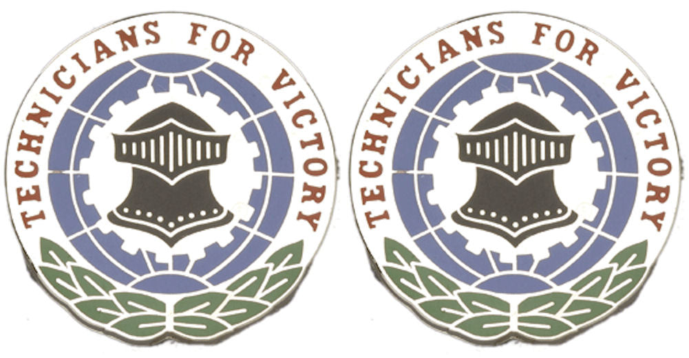 203rd Military Intelligence Battalion Distinctive Unit Insignia - Pair - TECHNICIANS FOR VICTORY