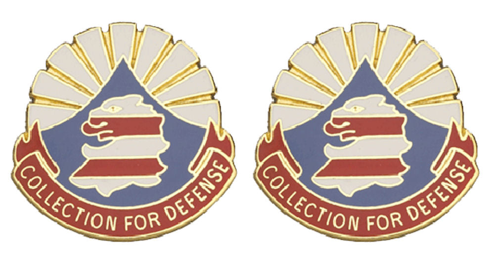206TH Military Intelligence Battalion Distinctive Unit Insignia - Pair - COLLECTION FOR DEFENSE