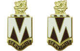 207TH Evacuation Hospital Distinctive Unit Insignia - Pair - SERVIMUS