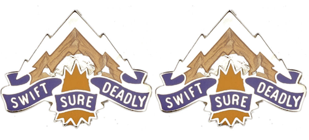 211TH AVN GROUP Distinctive Unit Insignia - Pair - SWIFT SURE DEADLY