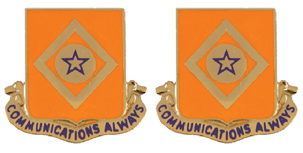 212th Signal BN Communications Always Distinctive Unit Insignia - Pair