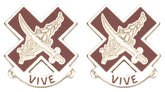 312th FIELD HOSP Distinctive Unit Insignia - Pair