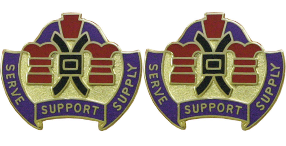 312th SUPPORT GP USAR Distinctive Unit Insignia - Pair