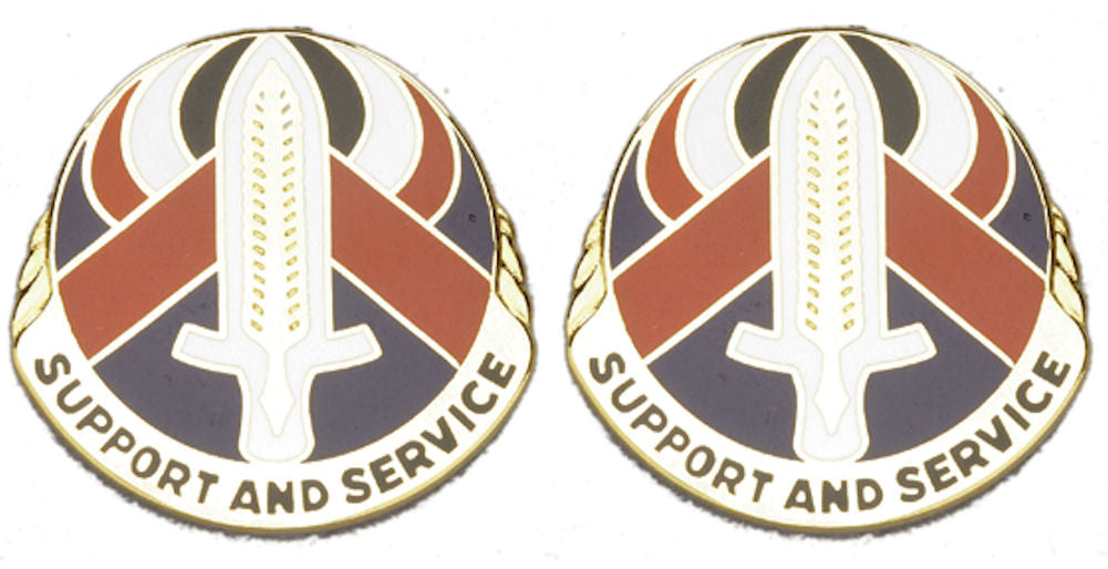 328th PERS SVCS BATTALION Distinctive Unit Insignia - Pair