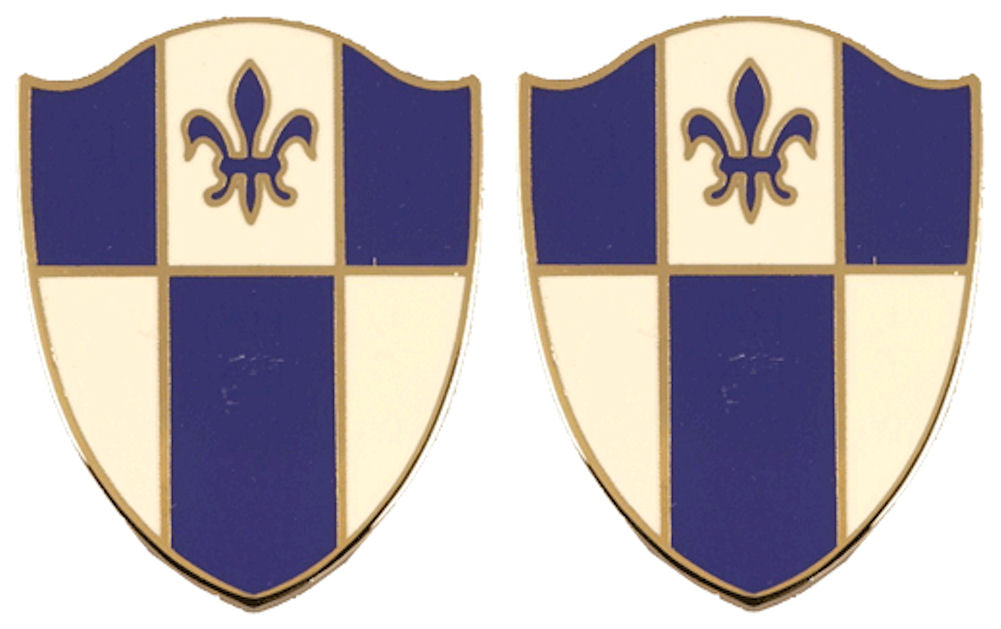 345th REGIMENT Distinctive Unit Insignia - Pair