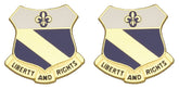 349th REGIMENT Distinctive Unit Insignia - Pair