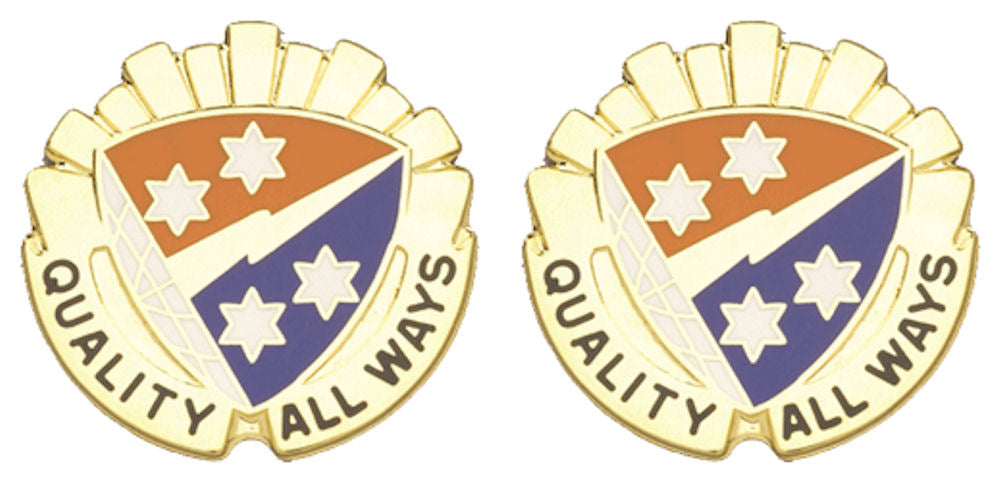 369th SIGNAL BATTALION Distinctive Unit Insignia - Pair
