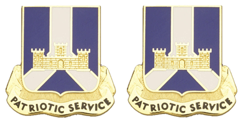 393rd REGIMENT USAR Distinctive Unit Insignia - Pair