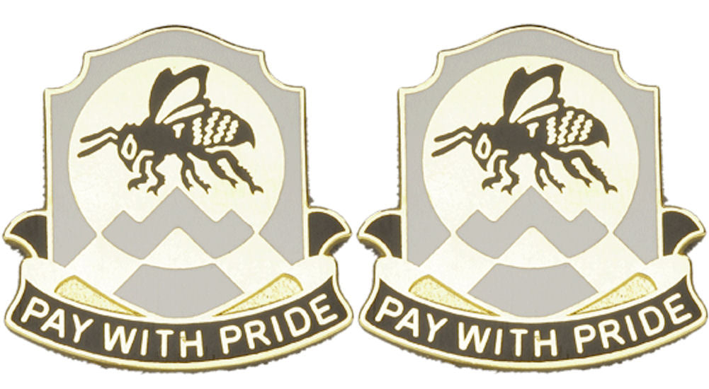 395th FIN BATTALION Distinctive Unit Insignia - Pair