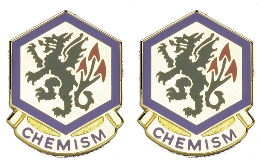 415th CHEMICAL BDE Distinctive Unit Insignia - Pair