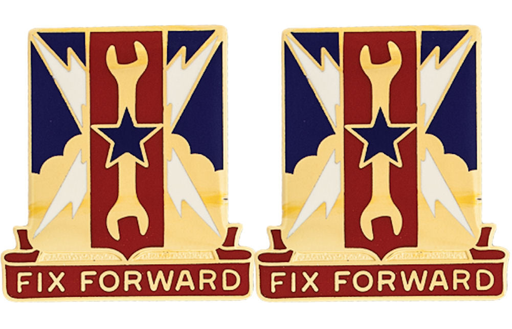 449th SUPPORT BATTALION Distinctive Unit Insignia - Pair - FIX FORWARD