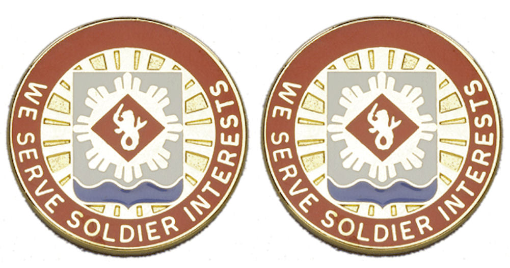 453rd FIN BATTALION Distinctive Unit Insignia - Pair - WE SERVE SOLDIER INTERESTS