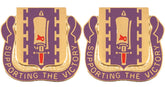 478th CIVIL AFF BATTALION Distinctive Unit Insignia - Pair - SUPPORTING THE VICTORY