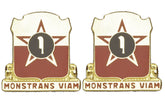 528th ARTY GROUP Distinctive Unit Insignia - Pair