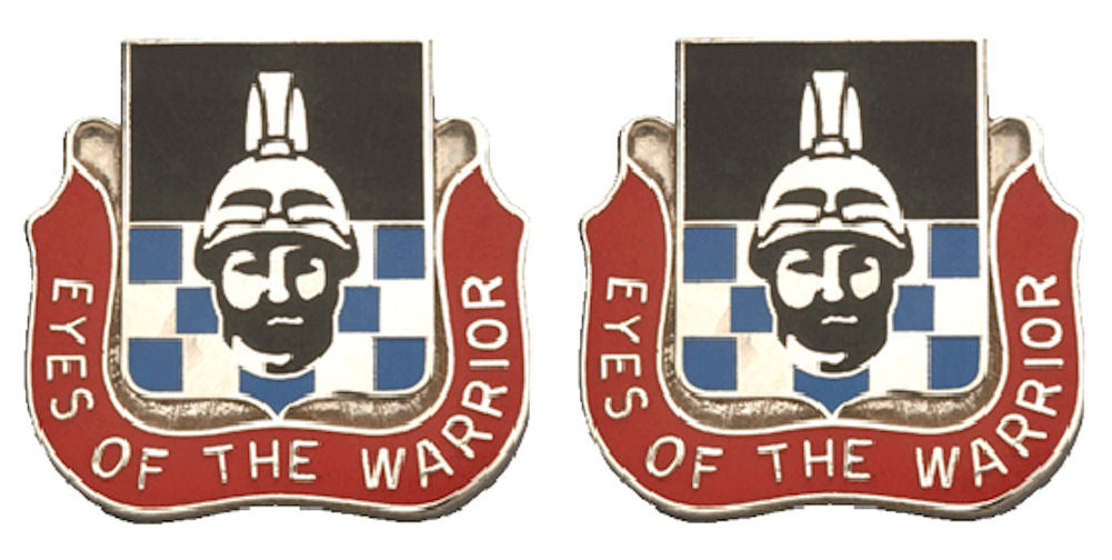 642nd MILITARY INTELLIGENCE BATTALION Distinctive Unit Insignia - Pair - EYES OF THE WARRIOR