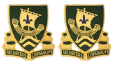 709th Military Police Battalion Unit Crest - Pair - SECURITAS COPIARUM