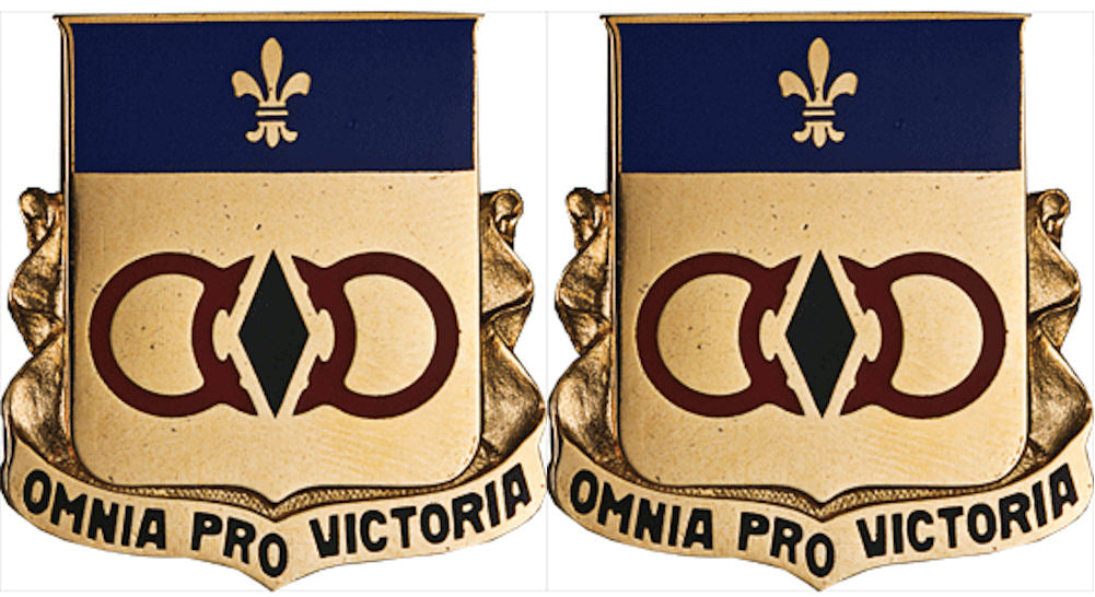 727th MAINTENANCE BATTALION Distinctive Unit Insignia - Pair - OMNIA PRO VICTORIA