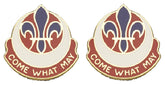 773rd MAINTENANCE BATTALION Distinctive Unit Insignia - Pair - COME WHAT MAY