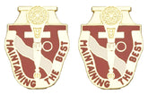787th SUPPORT BATTALION Distinctive Unit Insignia - Pair - MAINTAINING THE BEST