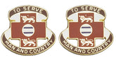 801st CS HOSP USAR Distinctive Unit Insignia - Pair