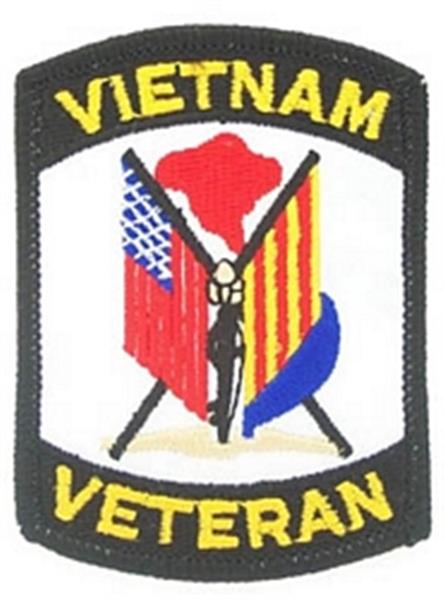 Vietnam Veteran Patch - 3 inch