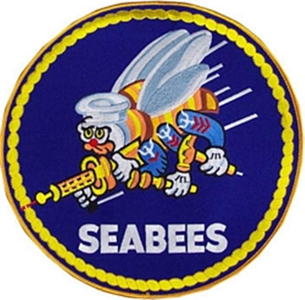 Seabees 10" Patch