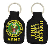 Embroidered Key Chain - ARMY THIS WE'LL DEFEND