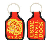 Embroidered Key Chain - USMC BULLDOG