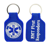 Embroidered Key Chain - EMT - EMERGENCY FIRST RESPONDERS