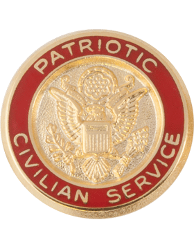 Patriotic Civilian Service Lapel Pin