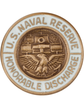U.S. Navy Reservist Honorable Discharge Lapel Pin